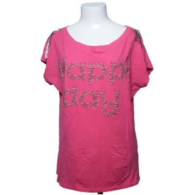 T-shirt (Pink) fra Oxygene Bomuld, Elastan