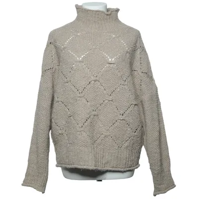 Polotröja (Beige) från Marta Akryl, Alpackaull, Polyester