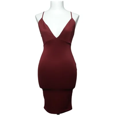 Dress (Red) from Rare London Elastane, Polyester