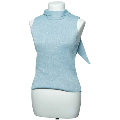 Top (Blue) from Mango Cotton, Polyester