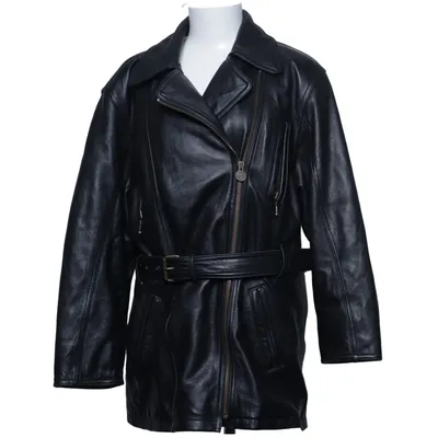 Veste en cuir (Noir) de Petroff