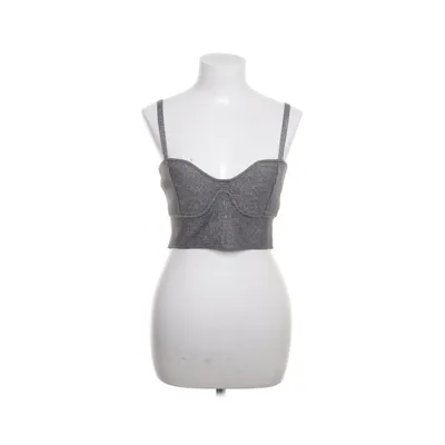 Crop top (Grijs, Zilver) van Noisy May Viscose, Nylon