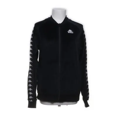 Träningsjacka (Svart, Vit) från Kappa Bomull, Polyester