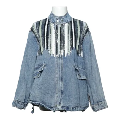 Veste en jean (Bleu, Argent, Blanc) de Ciminy Coton