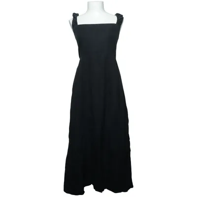 Maxikleid (Schwarz) von Zara Leinen, Lyocell