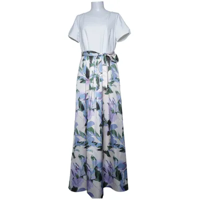 Maxi dress (White, Multicolored) from Apart Glamour Elastane, Polyamide, Viscose