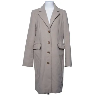 Coat (Beige) from Bastion Mohair, Polyamide, Wool