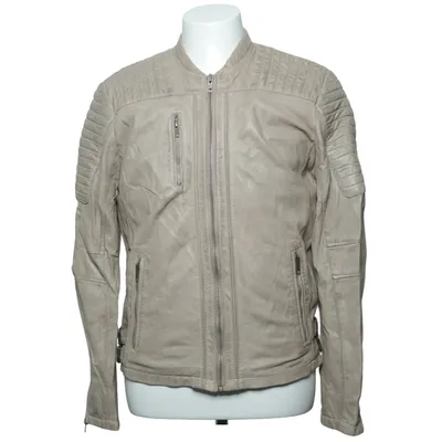 Veste en cuir (Beige) de Gatto Cuir, Polyester