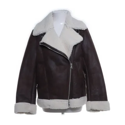 Shearling jas (Bruin) van H&M Polyester