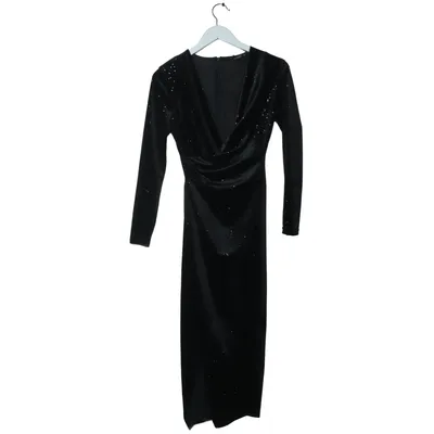 Robe de soirée (Noir, Argent) de Double Crazy Élasthane, Polyester