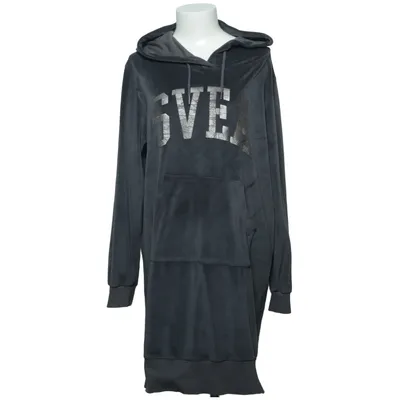Hood dress (MIRA VELOUR DRESS) from Svea Elastane, Polyester