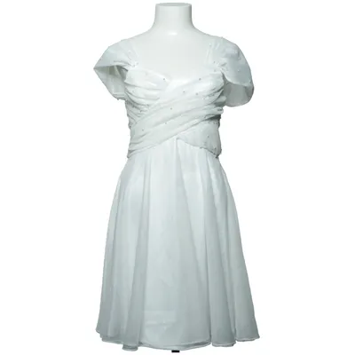 Cocktailkjole (Hvid) fra Ascia Polyester