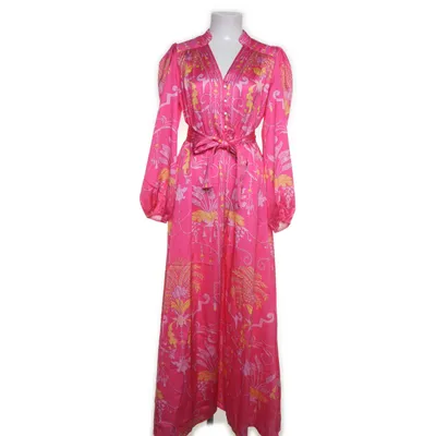 Maxi dress (Pink, Multicolored) from Jus de Pom Polyester