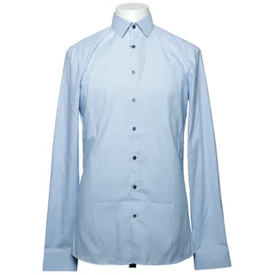 Shirt (Blauw) van Olymp Katoen