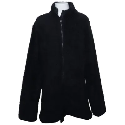 Fleecejakke (Sort) fra Anko Bomuld, Polyester