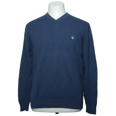 Pullover (Blå) från Basefield Kashmir, Bomull