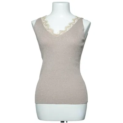 Tank Top (Beige) from Buch Copenhagen Acrylic, Cotton