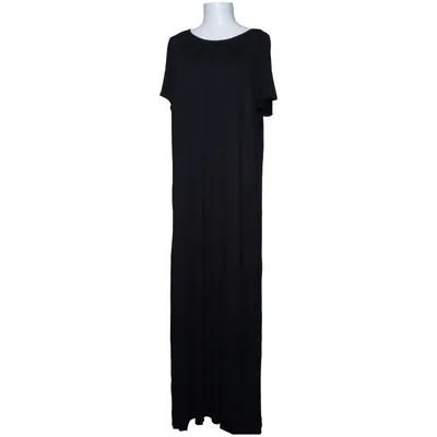 Robe longue (Noir) de Evans Élasthane, Viscose