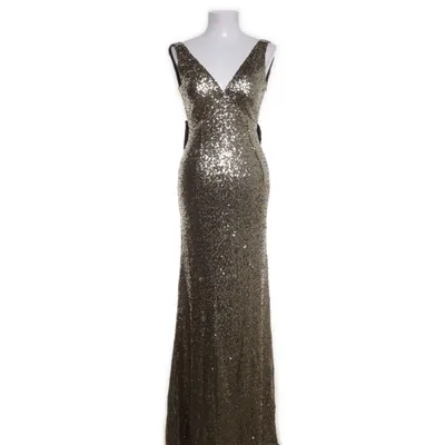 Aftenkjole (Guld) fra Nazz Collection Polyester, Elastan