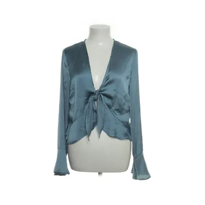 Wrap blouse (Petrol green) from Gina Tricot Polyester