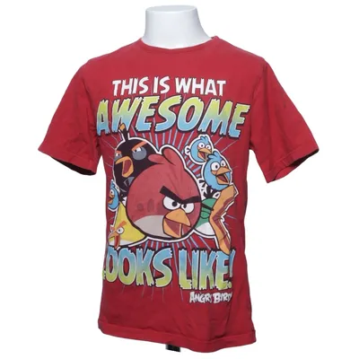 T-shirt (Rød, Flerfarvet) fra Angry Birds Bomuld