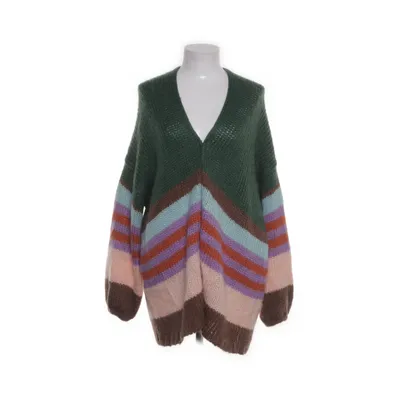 Cardigan (Green, Multicolored) from Me369 Wool, Mohair