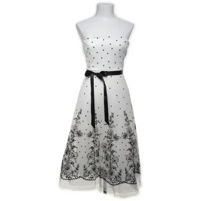 Cocktailklänning (Vit, Svart) från Bcbgmaxazria Polyester