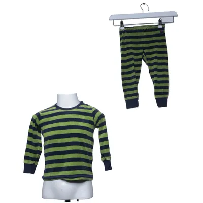 Pyjama (Blauw, Groen) van Polarn O. Pyret Katoen, Polyester