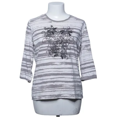 Long sleeve T-shirt (White, Gray) from Nicole Cotton, Elastane