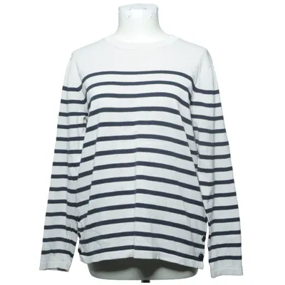 Sweater (White, Blue) from Hampton Republic Cotton