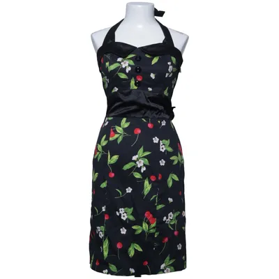 Kleid (Schwarz, Mehrfarbig) von H&R Baumwolle, Elasthan