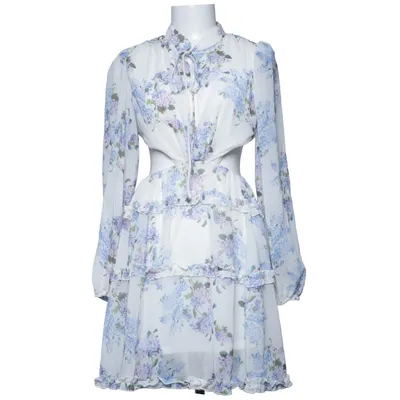 Dress (White, Blue, Multicolored) from Golden Days