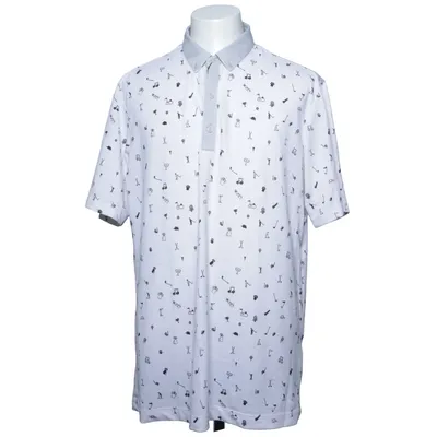 Polo shirt (White, Black) from Galvin Green Elastane, Polyester