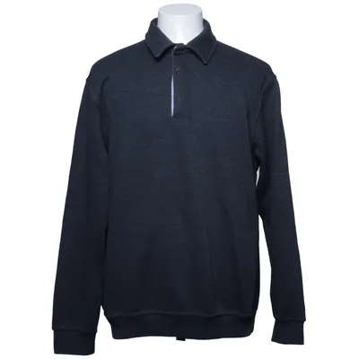 Rugby shirt (Gray, Blue) from Allan Clark Cotton, Polyester