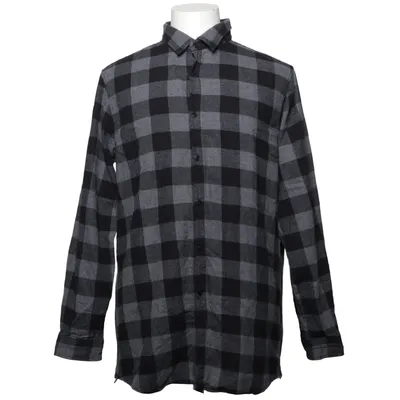 Flanellskjorta (Grå, Svart) från Zara Man Denim Collection Bomull