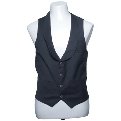 Suit vest (Black) from Jack & Jones Vintage Denim Cotton, Polyester, Wool