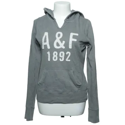 Capuchon sweater (Grijs) van Abercrombie & Fitch Katoen, Polyester