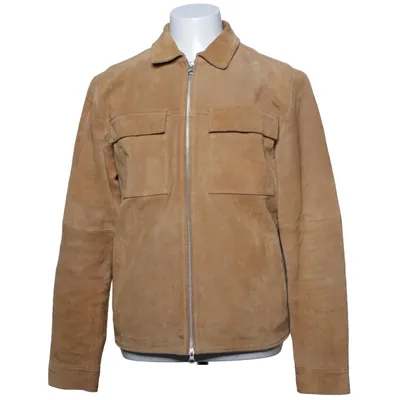 Leather jacket (Brown) from Human Scales Leather, Polyester