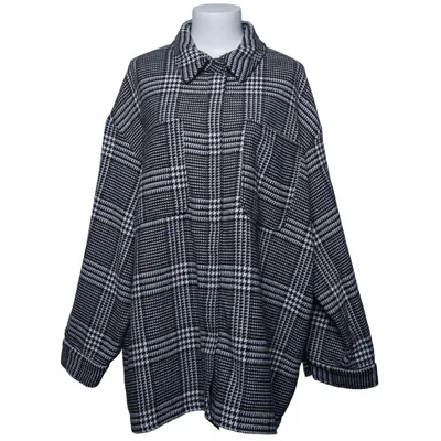 Overshirt (Black, White, Brown) from KappAhl Acrylic, Polyamide, Polyester, Viscose, Wool