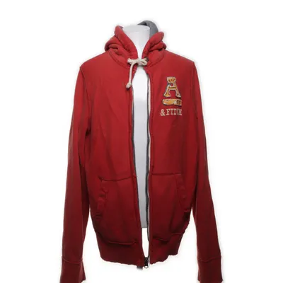 Huvtröja (Röd, Grå) från Abercrombie & Fitch