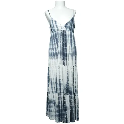 Robe longue (Bleu, Blanc) de Forever 21 Contemporary Polyester, Viscose