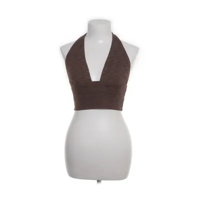 Haltertop (Bruin) van Divided by H&M Polyester, Elastaan