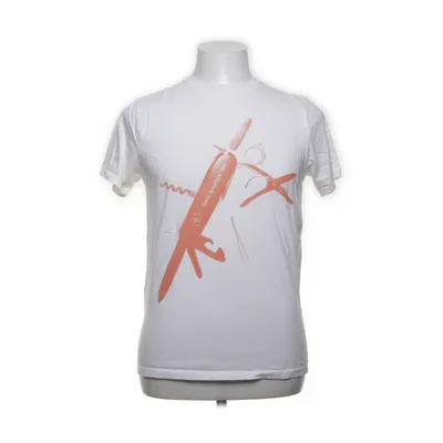 T-shirt (Vit, Röd) från Continental Clothing Bomull