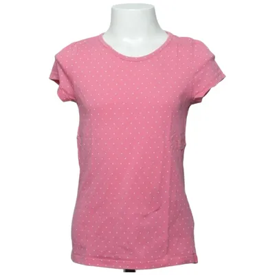T-shirt (Rosa, Vit) från H&M Basic Bomull