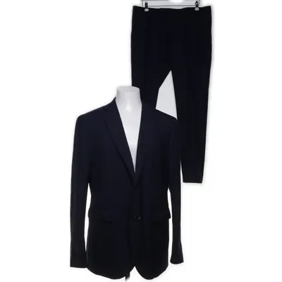 Kostym (Blå) från Riley Elastan, Polyester, Ull