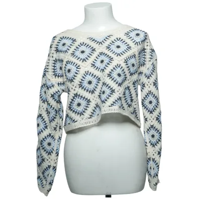 Trui (Blauw, Beige, Wit) van Hailys Katoen, Polyester