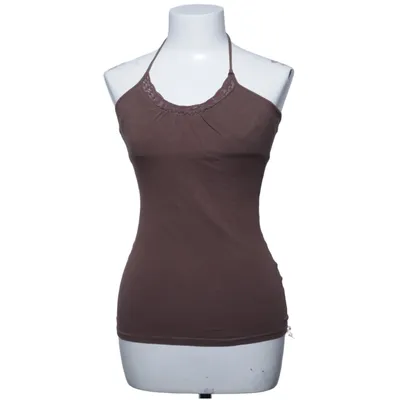 Haut dos-nu (Marron) de Energie Coton, Élasthane