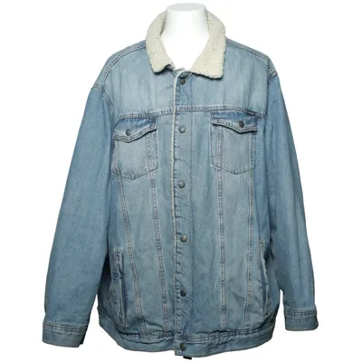 Veste en jeans fourrée (Bleu) de Jack & Jones Jeans Intelligence Coton, Polyester