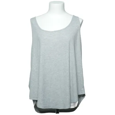 Tanktop  (Grå) fra H&M+ Polyester, Viscose