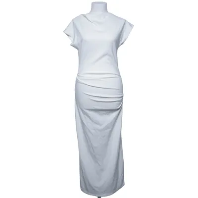 Långklänning (Vit) från KappAhl Elastan, Modal, Polyester